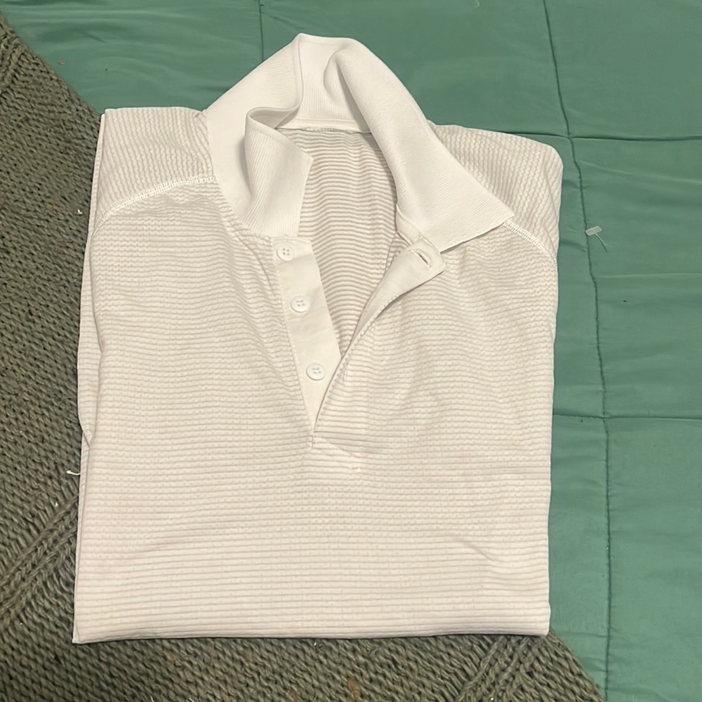 lululemon athletica White Polo Shirt